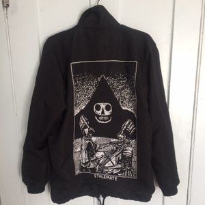 RSI apparel black skeleton jacket